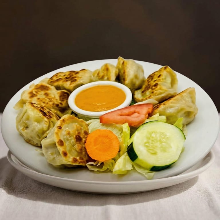 Delicious Garlic Naan and Indian Cuisine
